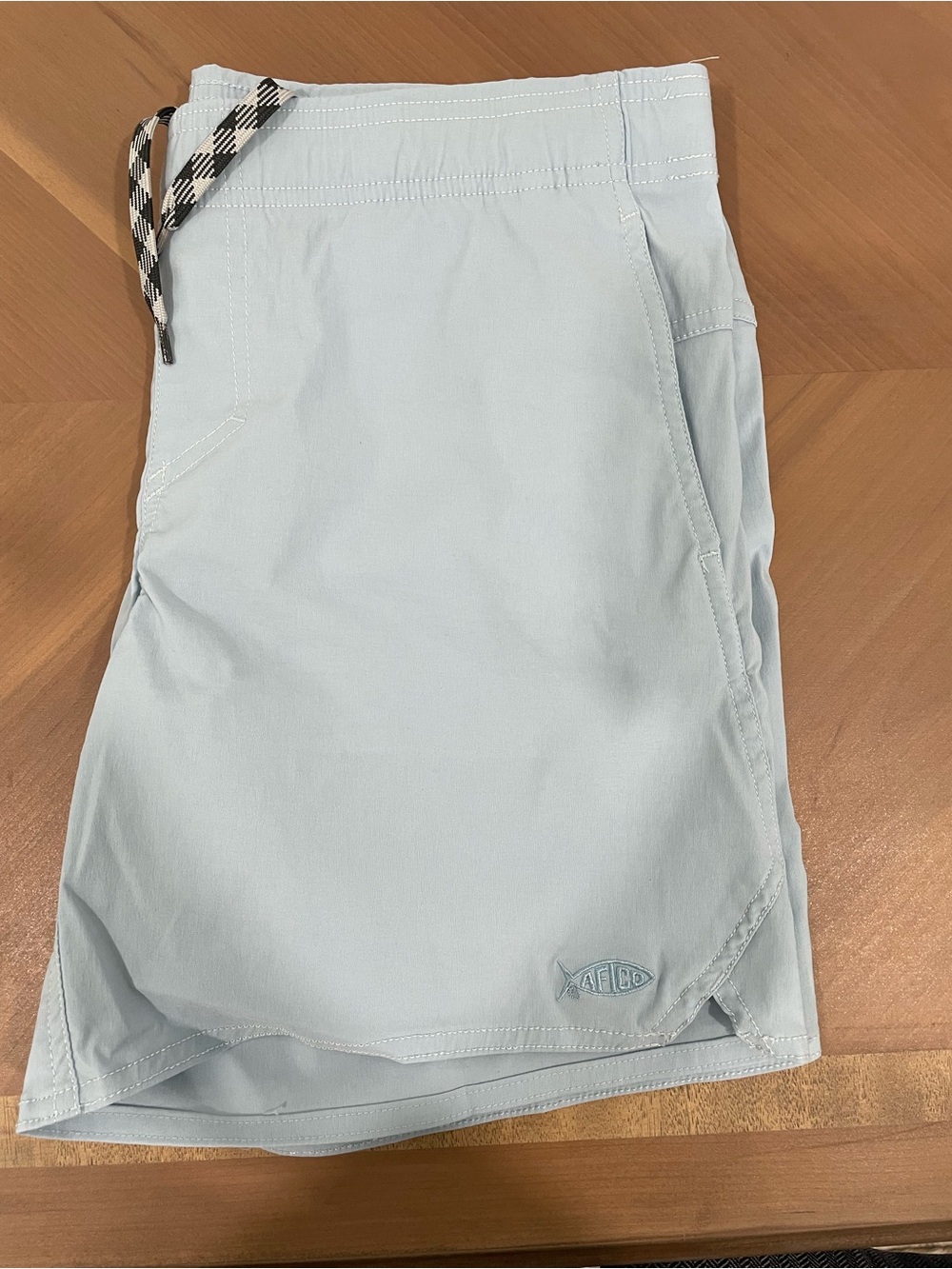 Light Blue Ladies AFTCO shorts - Picture 2 of 3